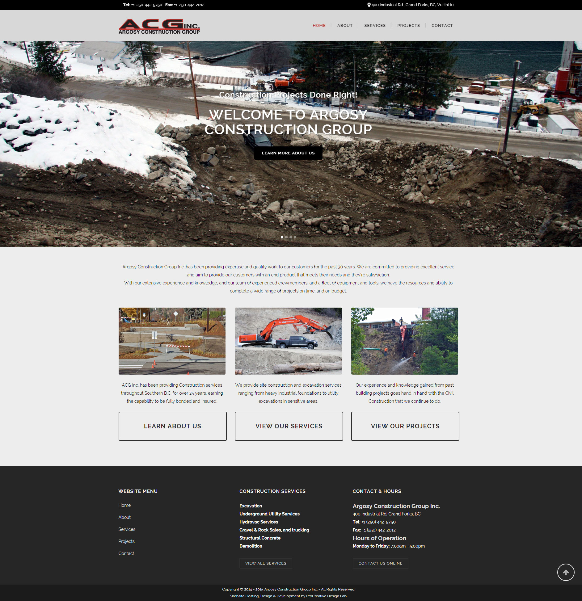 Argosy Construction Group Inc