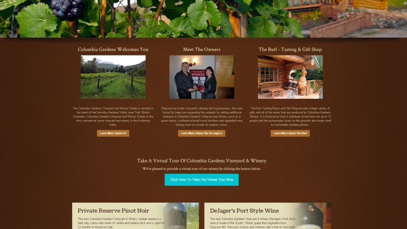 Columbia Gardens Vineyard and Winery