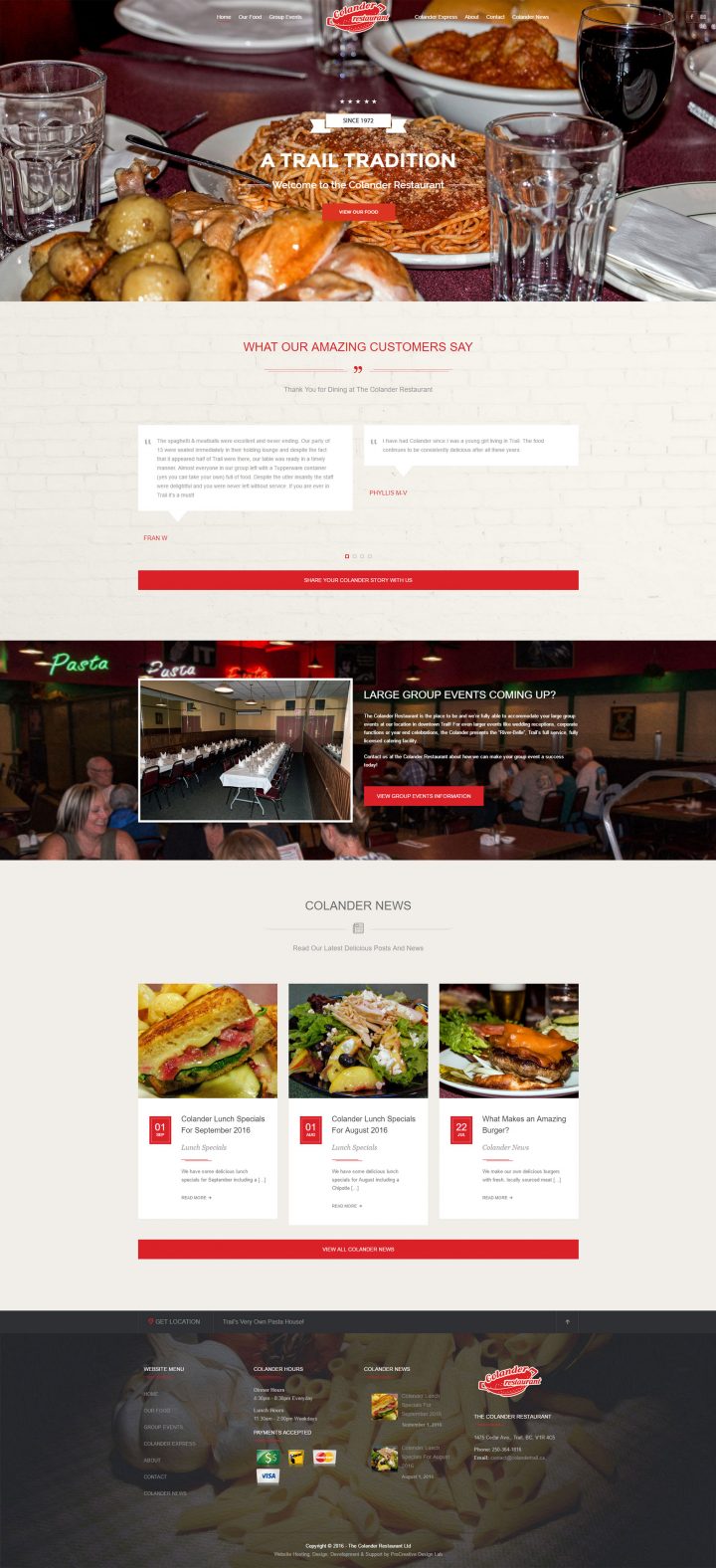 The Colander Restaurant