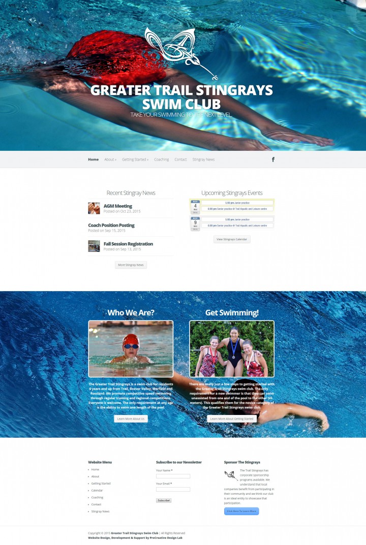 Trail Stingrays Swim Club